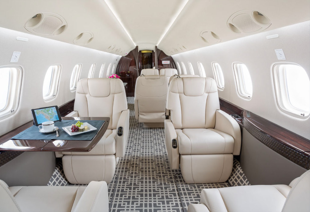 Cabine dianteira do Legacy 600